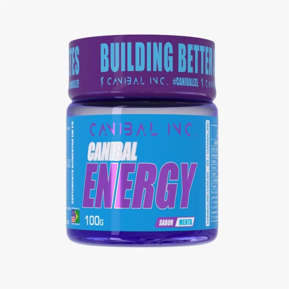 Pre Treino Canibal Energy 100g Menta Canibal Inc