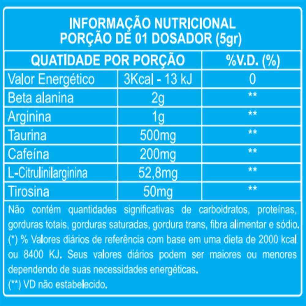 Pre Treino Canibal Energy 100g Menta Canibal Inc