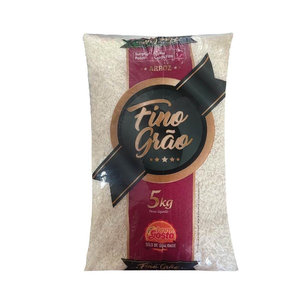 Arroz Agulhinha Fino Grão 5Kg