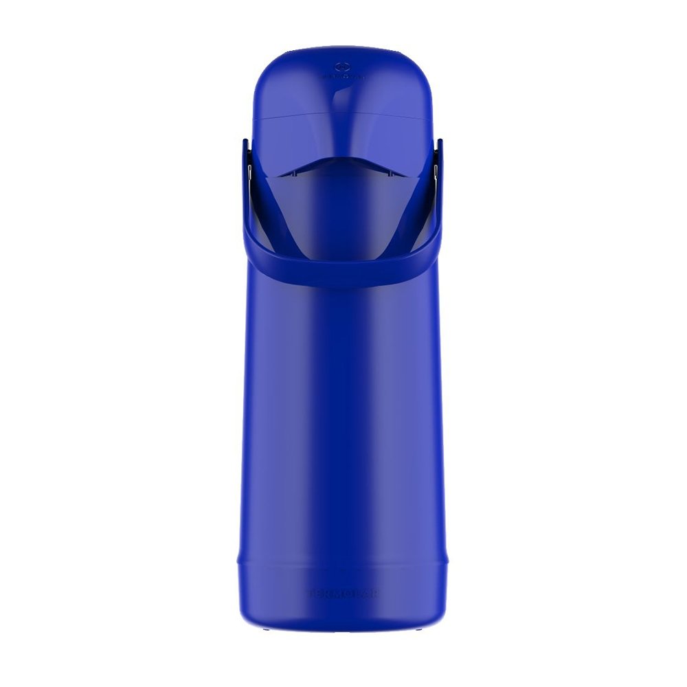 Garrafa Termolar Magic Pump Pressão 8700 Azul Lisa 1 Litro