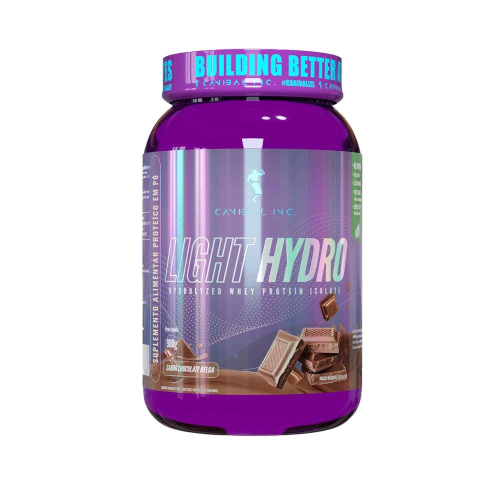 Whey Protein Isolado Hidrolisado Light Hydro Chocolate 900g - Canibal Inc
