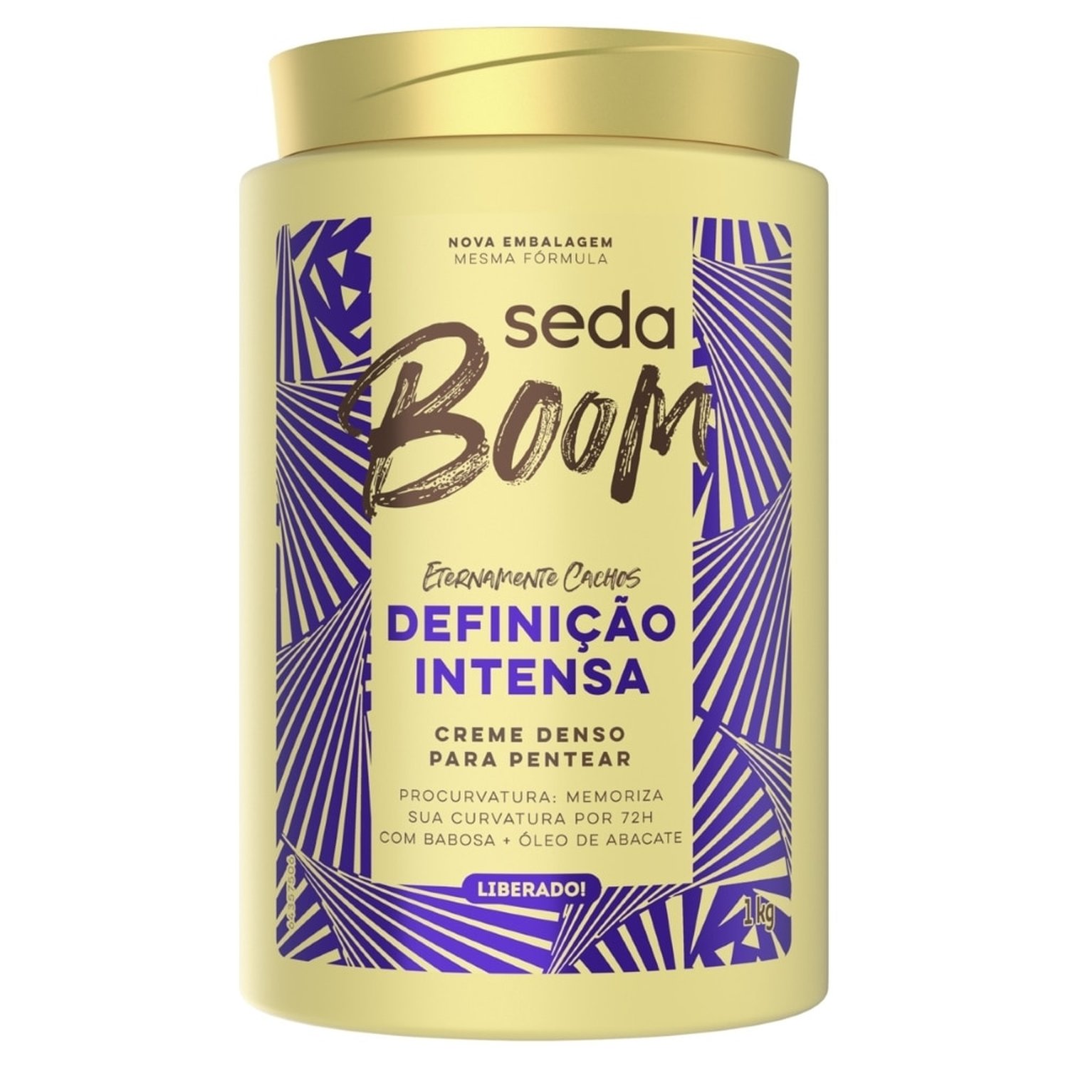Creme para Pentear Seda Boom Definição Intensa 1kg
