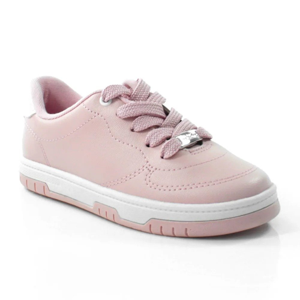 Tenis Molekinha 2562.107.9569 (27-34) - Rosa Branco 78279 com 12 Pares