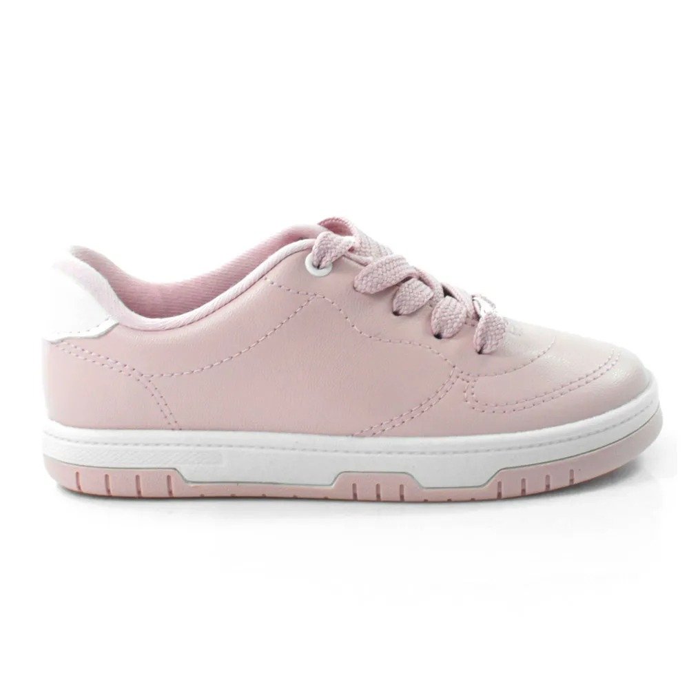 Tenis Molekinha 2562.107.9569 (27-34) - Rosa Branco 78279 com 12 Pares