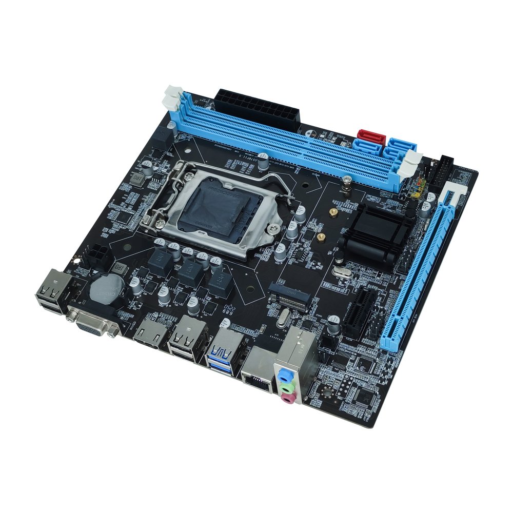 Placa Mãe 1155 DDR3 BMBB75 10/100/1000 M2 NVME/VGA HDMI- Bluecase