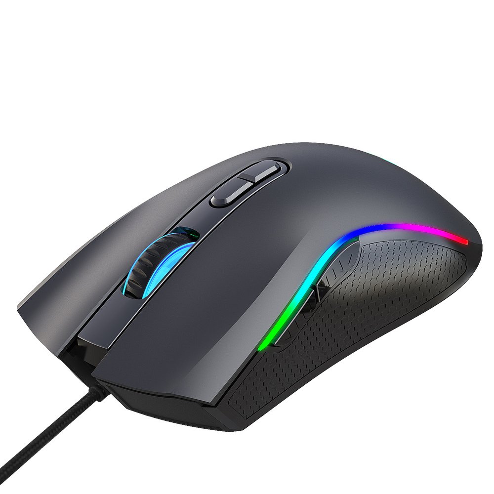 Mouse Gamer Byakko Usb BGM-03 Led Rgb / 10000DPI 7 Botões