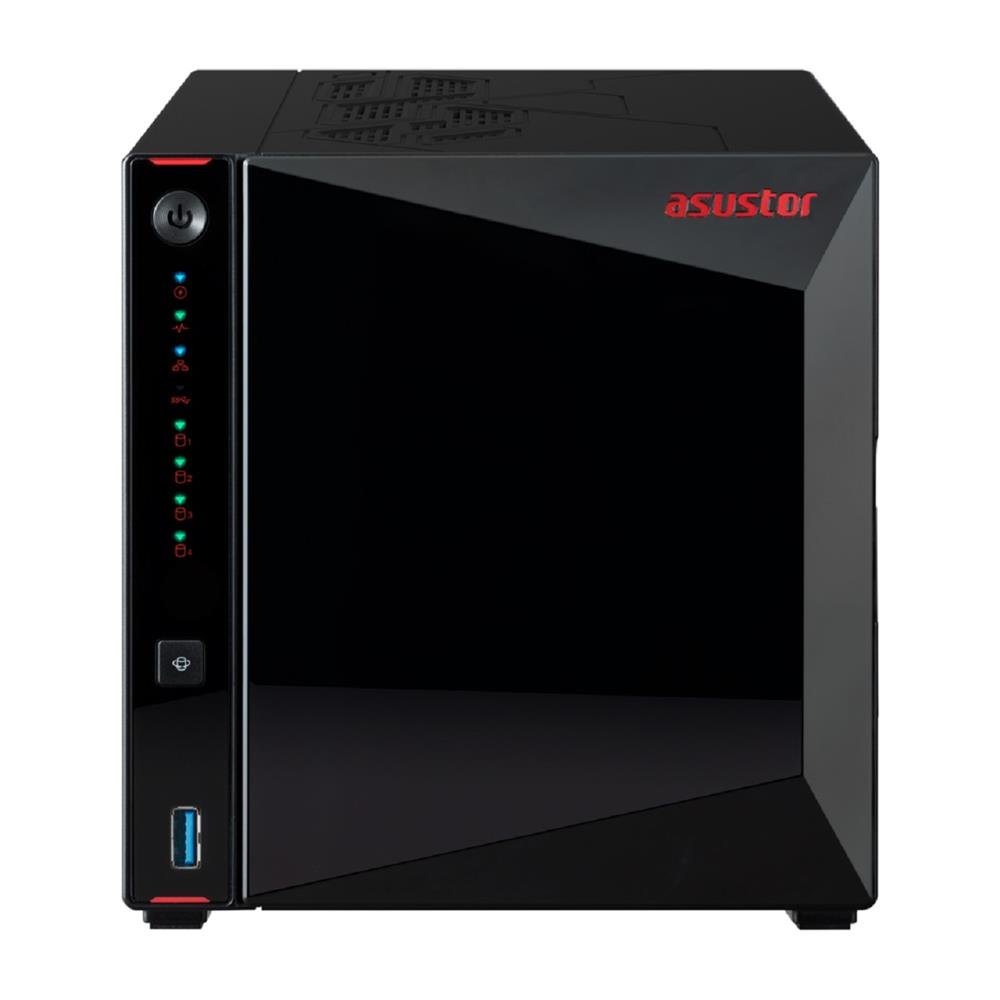 Storage Asustor Flashstor AS5404T, 4 Baias, Intel Celeron N5105 Quad-core, 2.0ghz, 4GB RAM