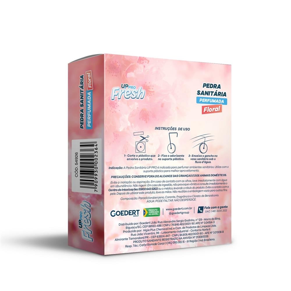 Desodorizante Para Aparelhos Sanitarios Floral Fresh 25G Up Pro