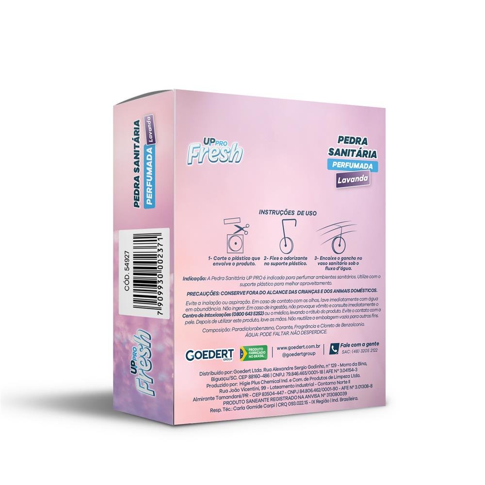 Desodorizante Para Aparelhos Sanitarios Lavanda Fresh 25G Up Pro