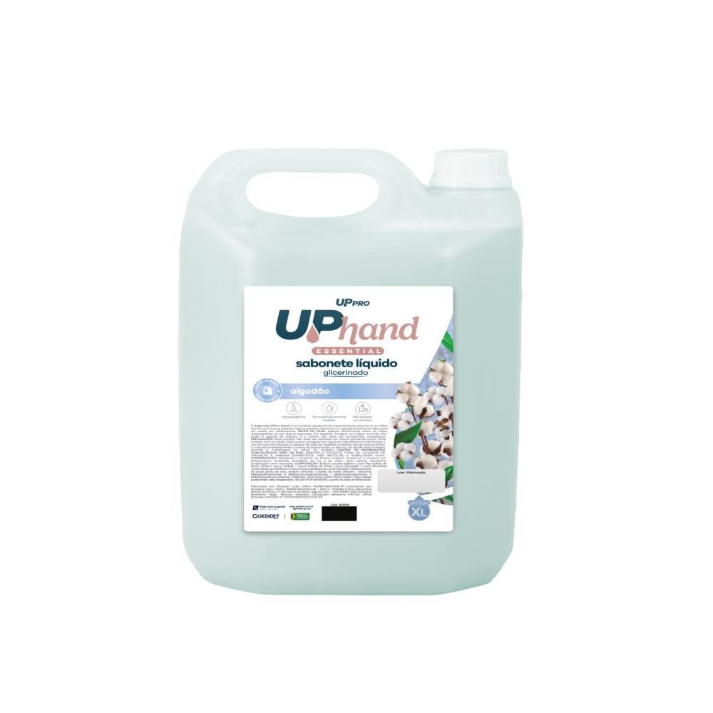 Sabonete Liquido Glicerinado 5 Litros Algodao Up Hand Up Pro
