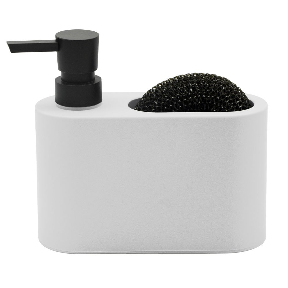 Dispenser Para Detergente E Esponja Branco Acqua Mood