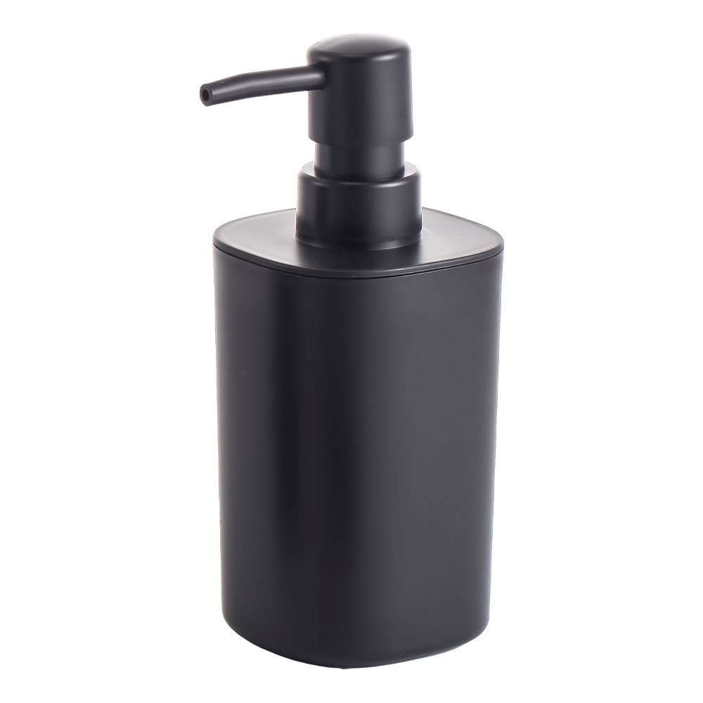 Dispenser Para Sabonete Liquido 350 ML Quadrado Preto Mood
