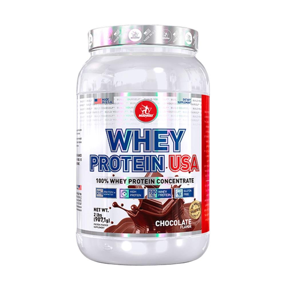 Whey Protein Usa 907g Chocolate Midway