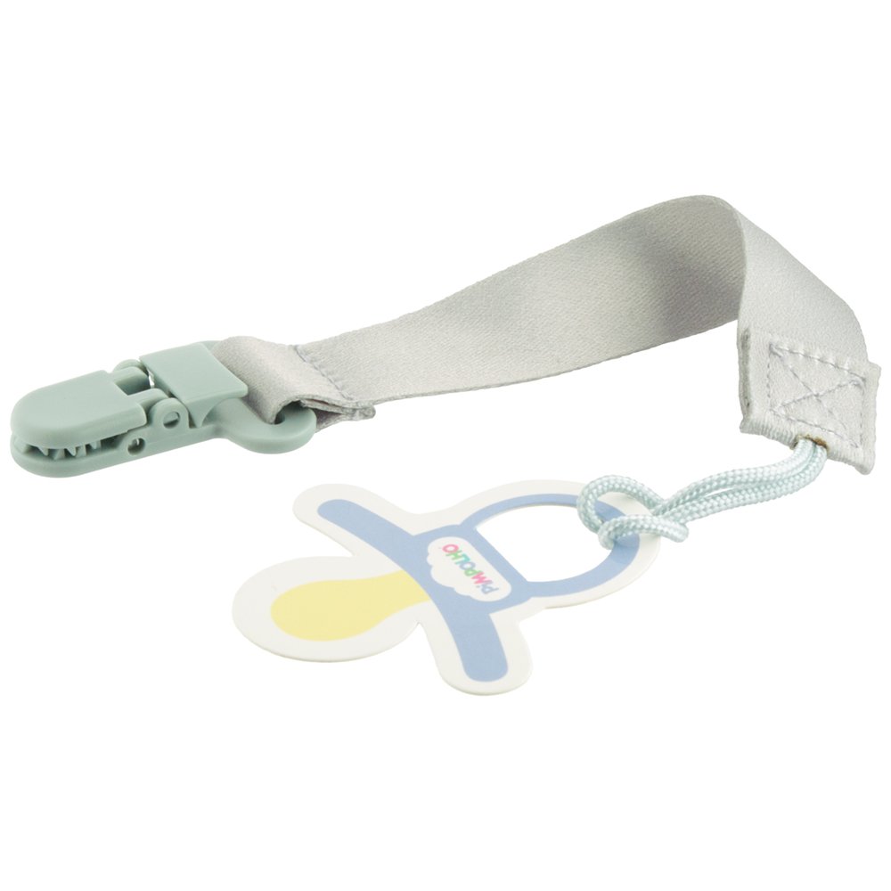 Kit Prendedor De Chupeta Liso 14Cm Unissex Pimpolho Com 4 Unidades.