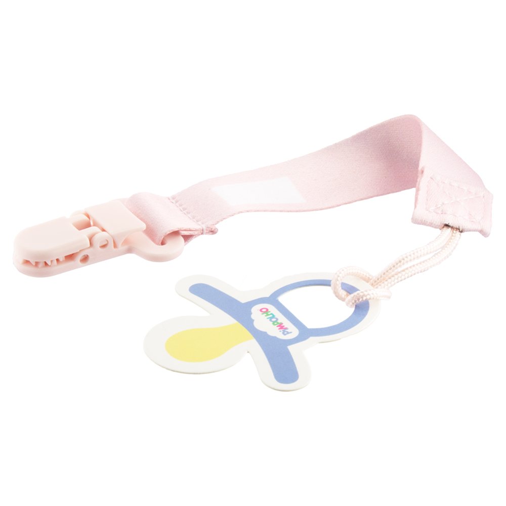 Kit Prendedor De Chupeta 14Cm Com Espaço Para Nome Feminino Pimpolho Com 4 Unidades.