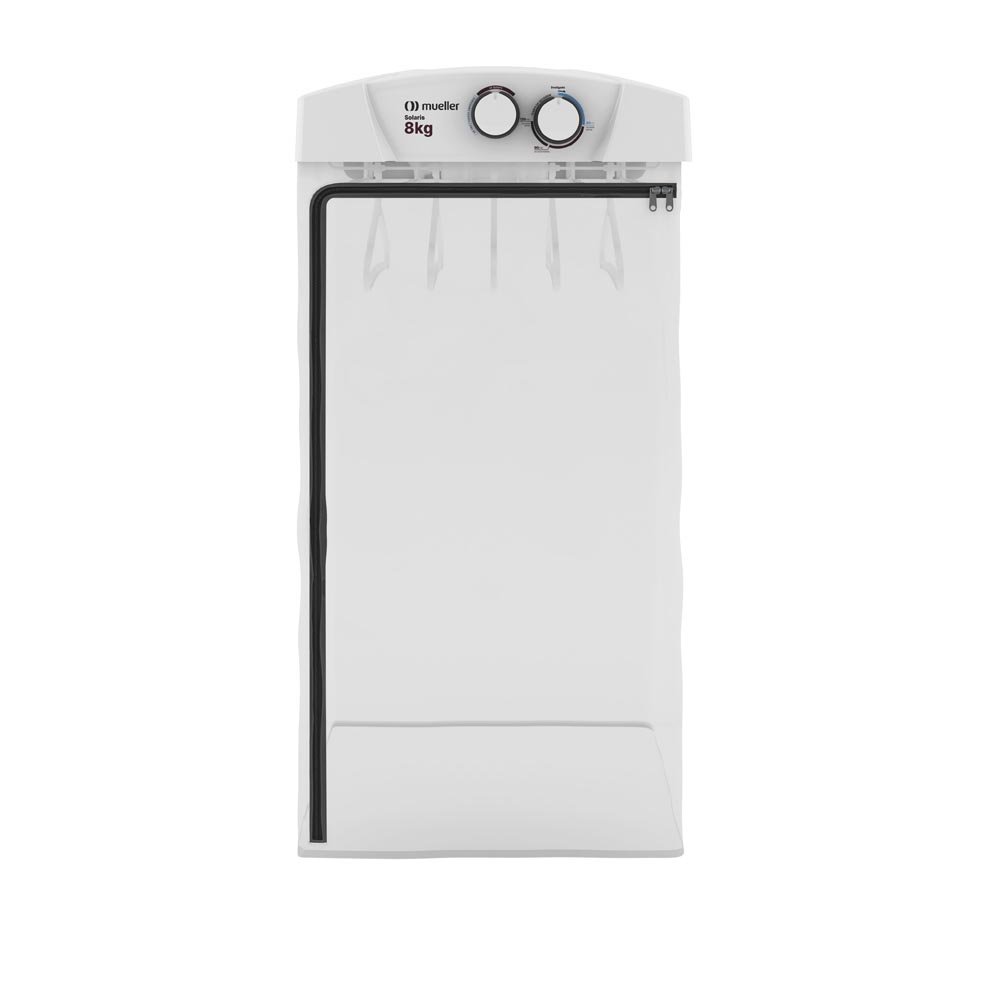 Secadora de Roupa Mueller 8Kg Solaris Timer de 120 Minutos Branca ¿ 127 Volts