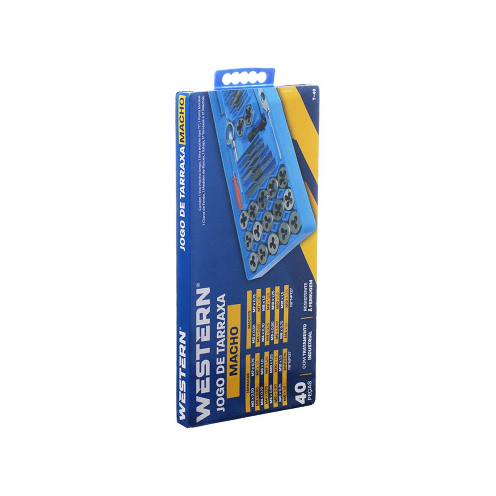 Tarraxa Macho/Femea 40 Pecas - Western