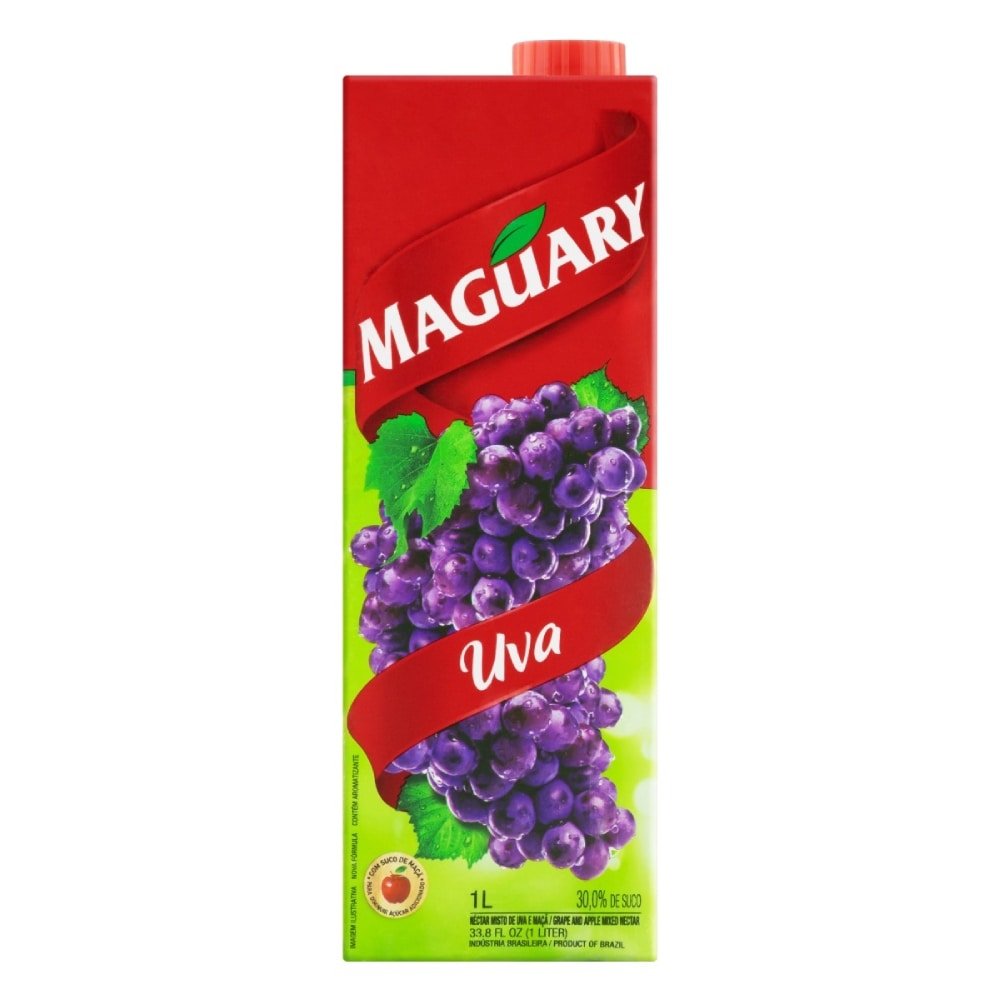 Suco Maguary Nectar Uva 1 Litro - Embalagem 12 Unidades