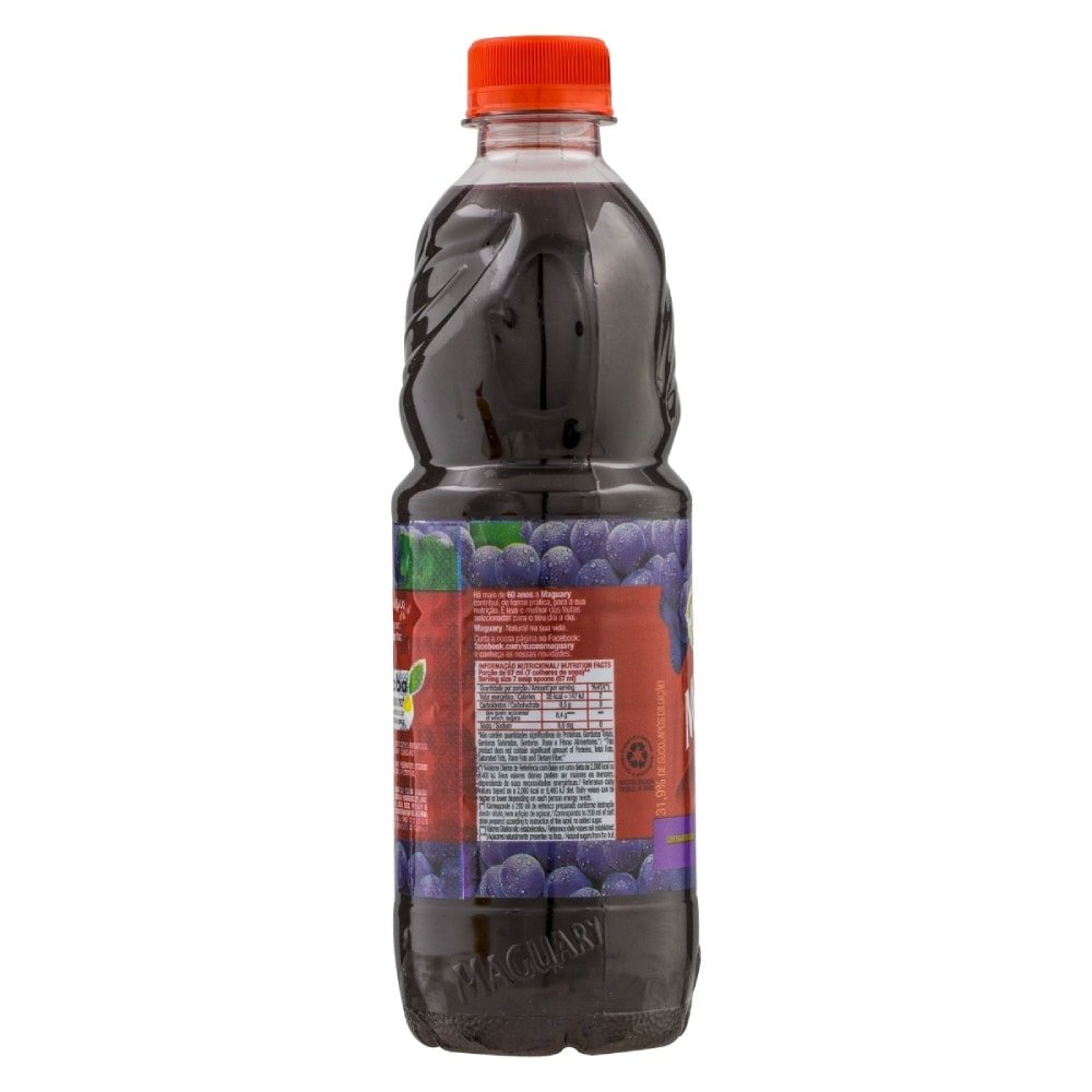 Suco Maguary Concentrado Uva Pet 500ml - Embalagem 12 Unidades