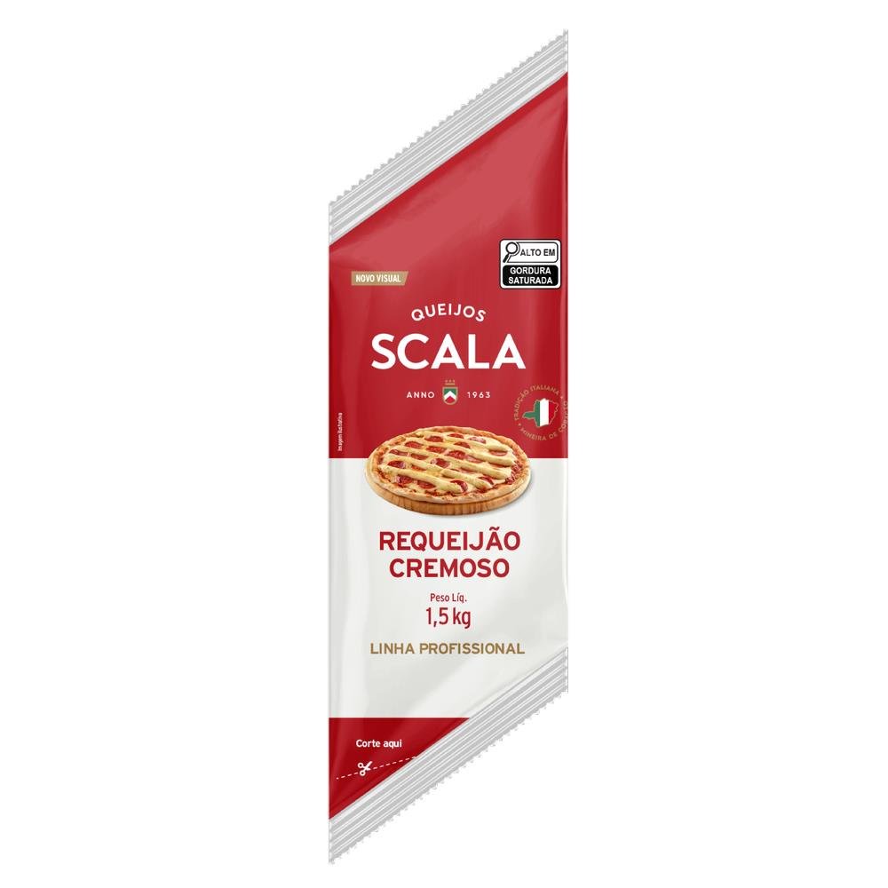 Requeijao Tradicional Bisnaga 1,5kg Scala