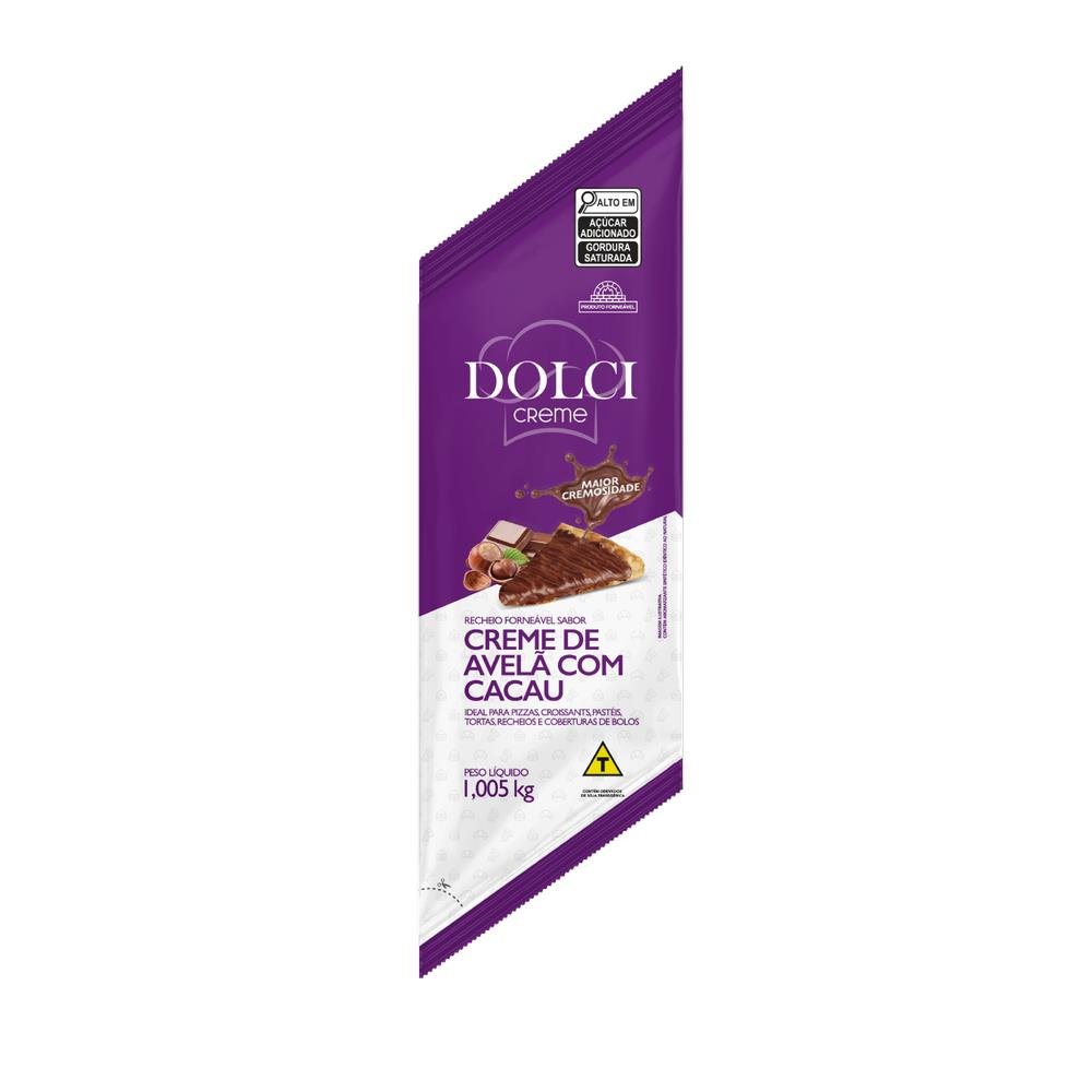 Recheio Creme Avela Cacau Bisnaga 1,005kg Dolci Creme