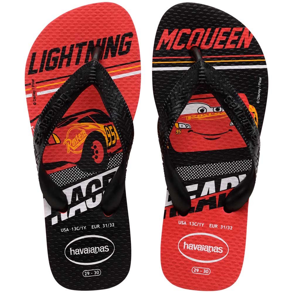 Havaianas Kids Cars 0348 Vermelho Preto 29-36 com 12 Pares