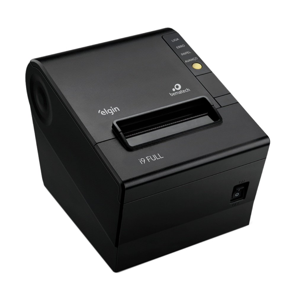 Impressora Térmica Elgin 46I9USECKD06 | Não Fiscal, I9, Serial, Ethernet, USB, Com Guilhotina