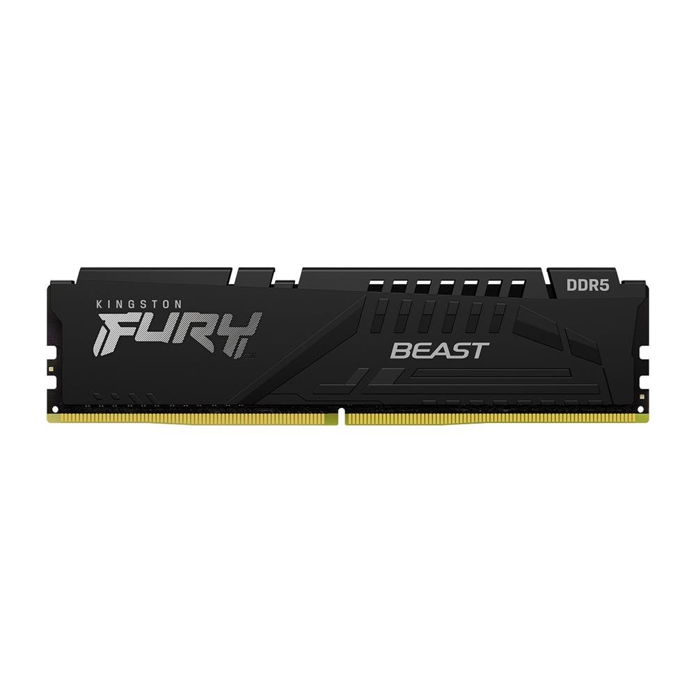 Memória Ddr5 Kingston Fury Beast, 32Gb (2X 16Gb), 6000Mhz, Preto