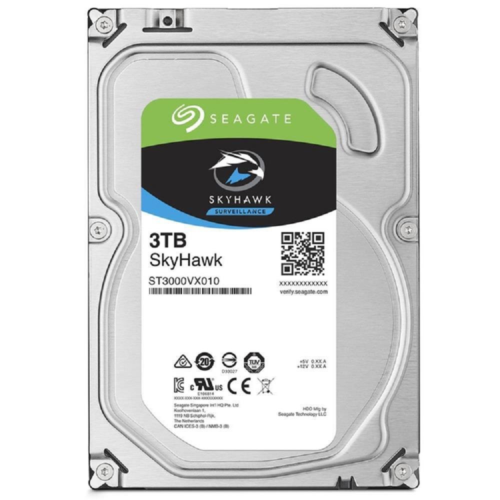 HD Seagate Skyhawk Surveillance, 3TB, Cachê 256MB, 3.5, SATA 6GB