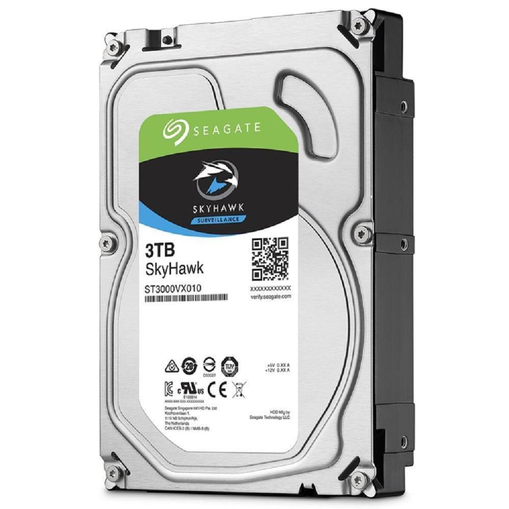 HD Seagate Skyhawk Surveillance, 3TB, Cachê 256MB, 3.5, SATA 6GB