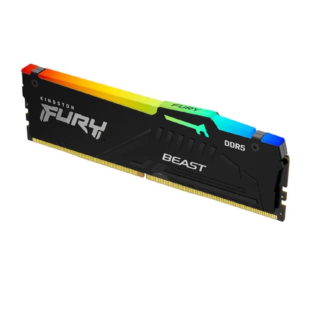 Memória Ddr5 Kingston Fury Beast Expo Rgb, 32Gb, 5600Mhz, Preto