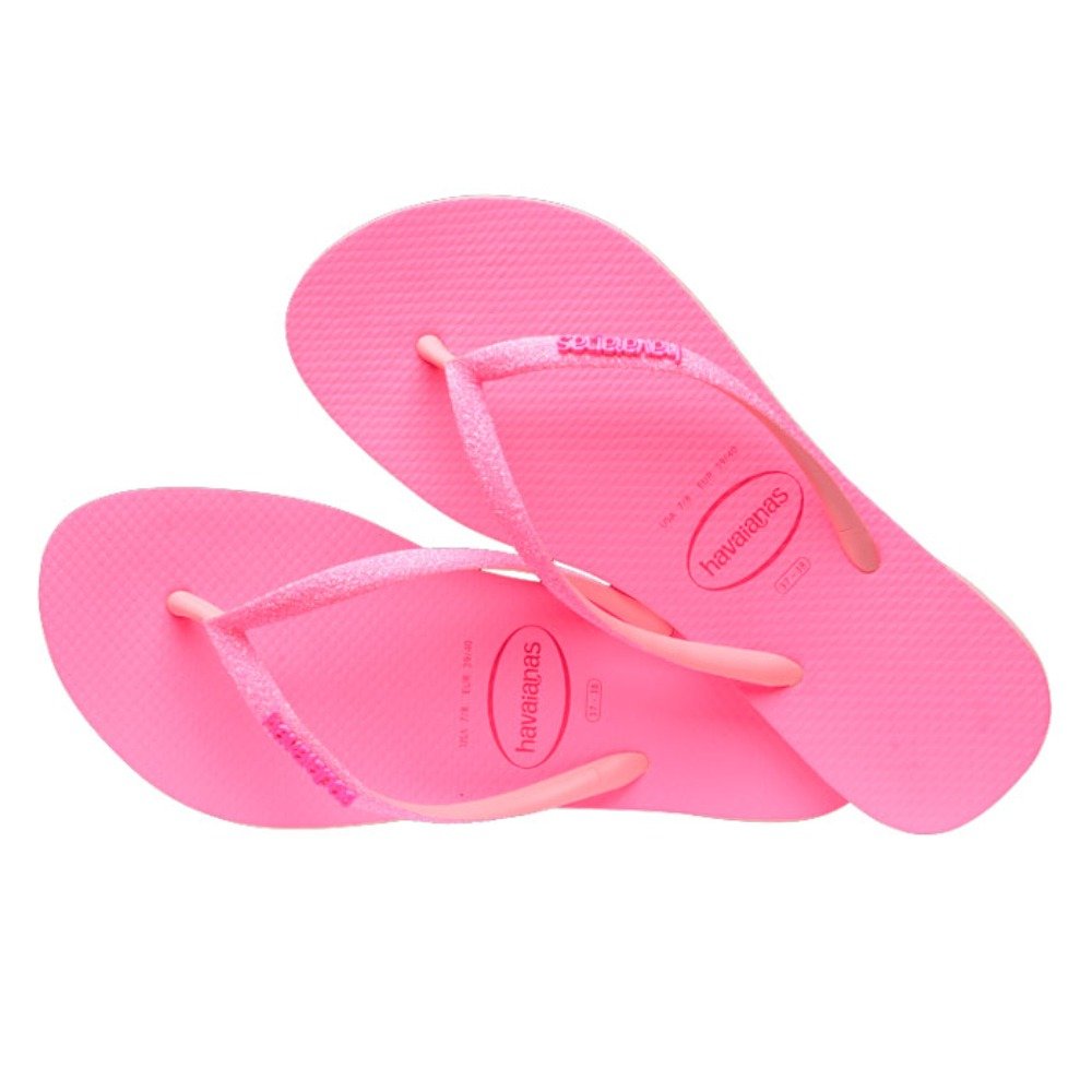 Havaianas Slim Glitter Neon 5217 Rosa Macaron 33-40 com 12 Pares