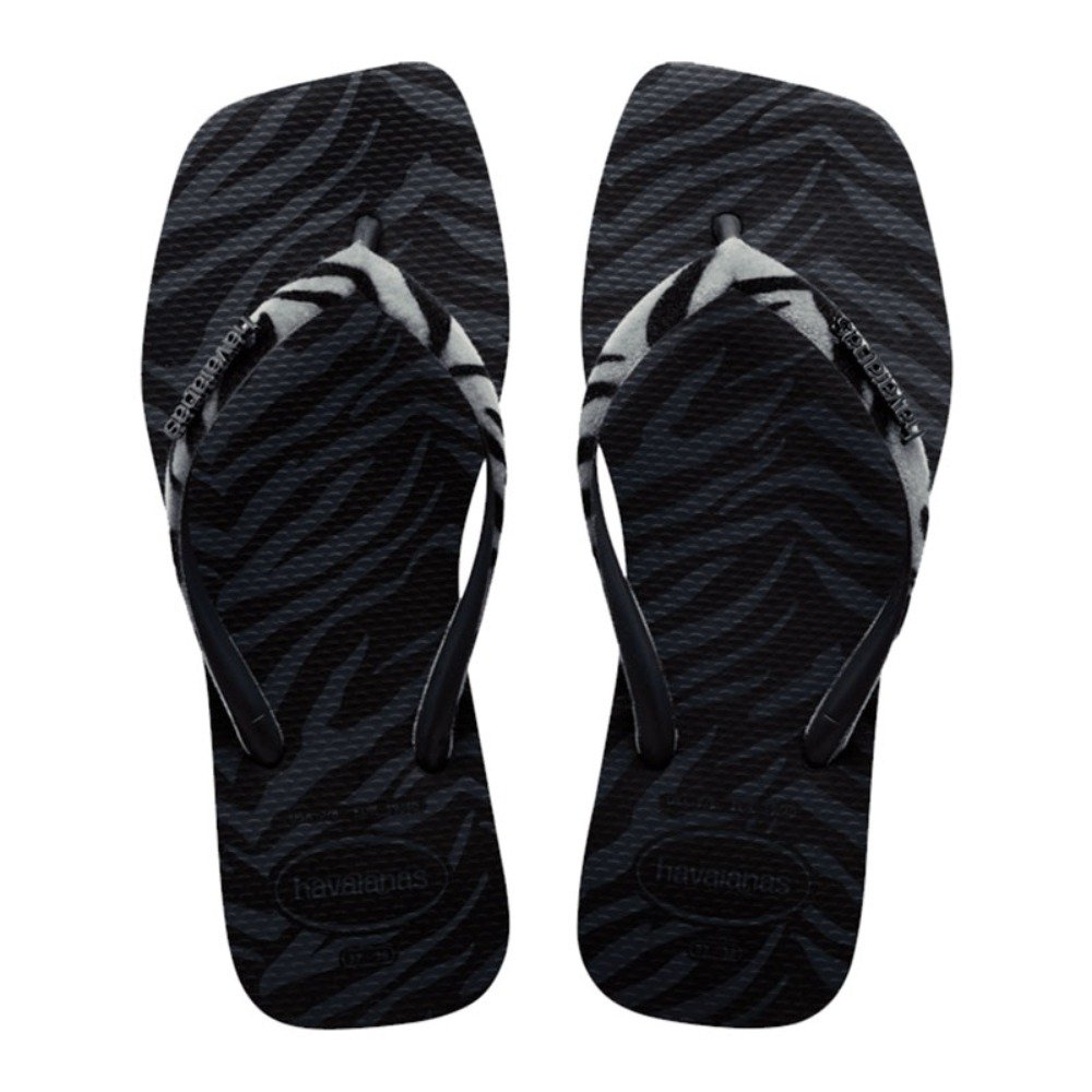 Havaianas Slim Square Velvet 0090 Preto 33/34 Com 12 Pares