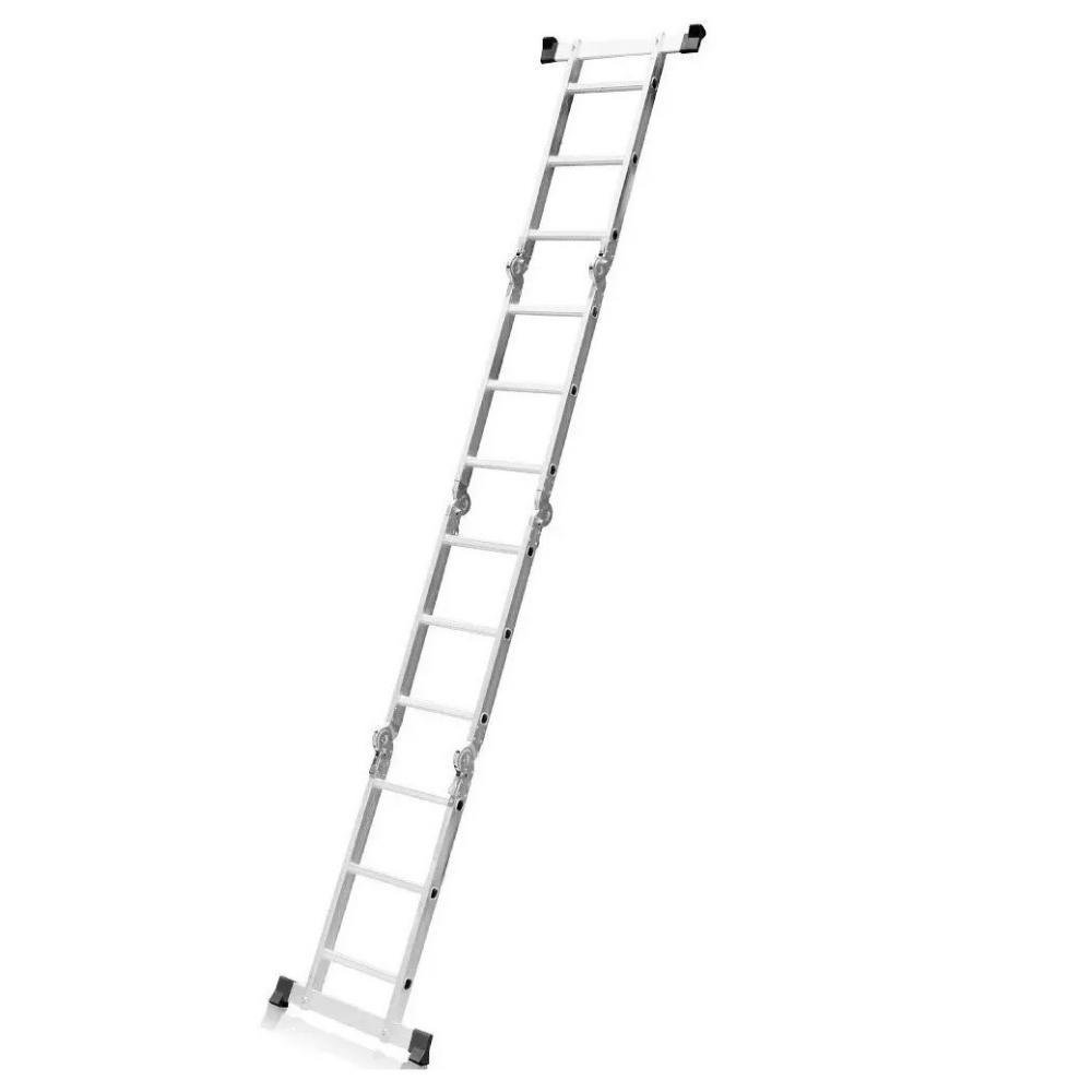 Escada Articulada Multifuncional 4x3 Aluminio Fortt 12 Degraus 3.34m - EAM4X3