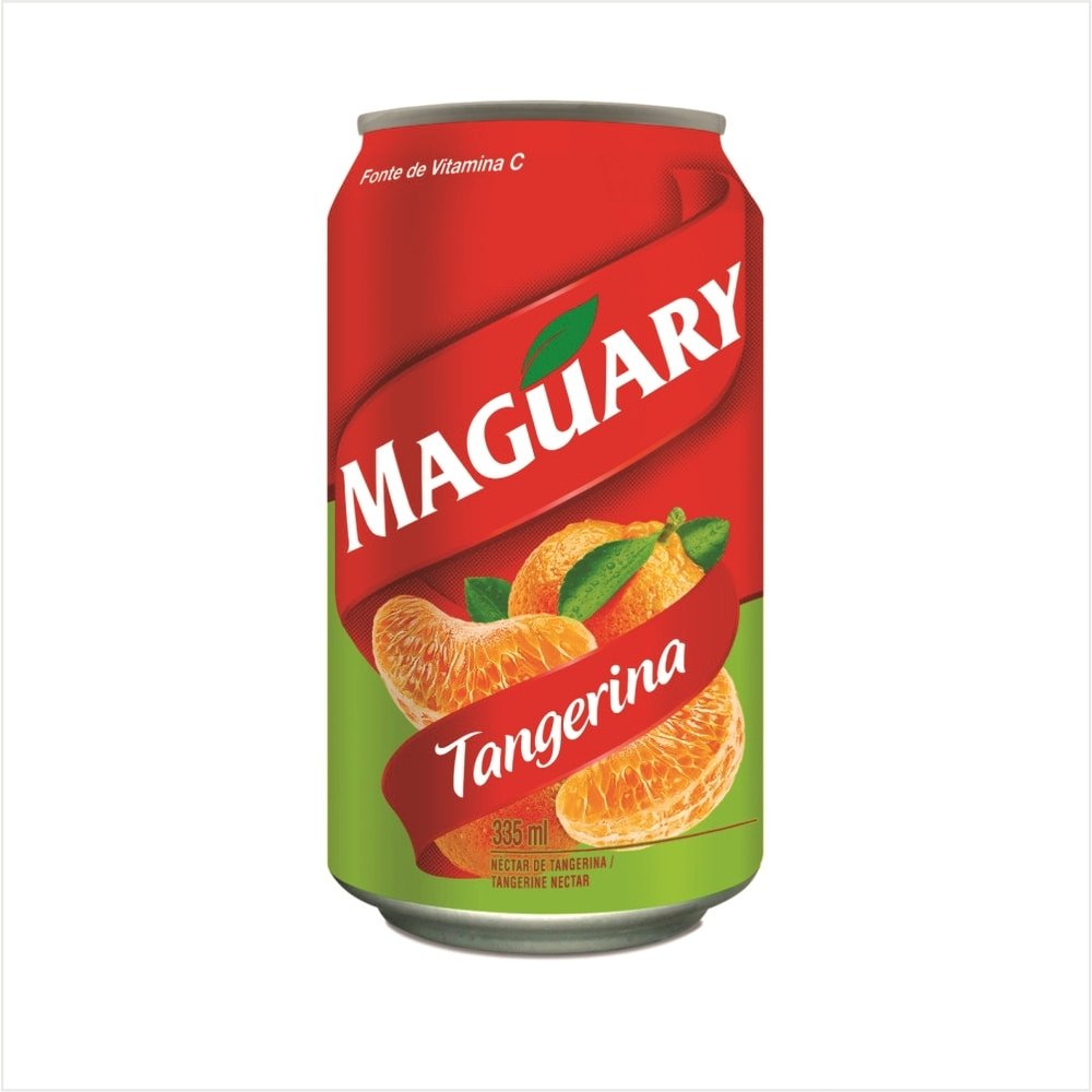 Suco Maguary Néctar Tangerina Lata 335ml - Embalagem 6 Unidades