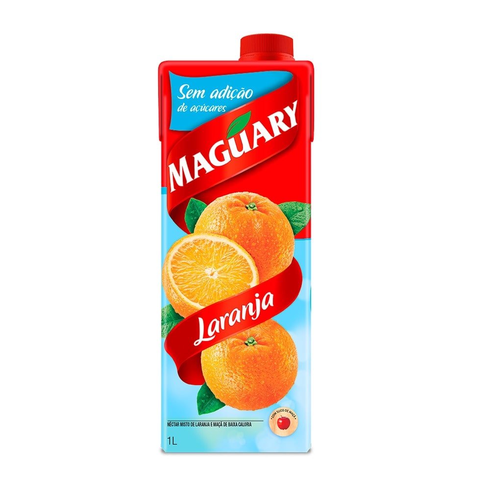Suco Maguary Néctar Light Laranja 1 Litro - Embalagem 12 Unidades