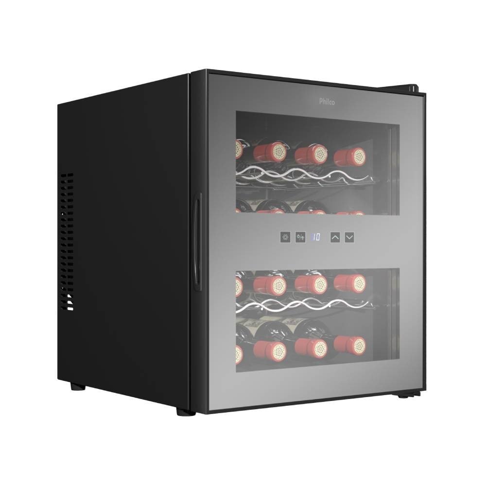 Adega 16 Garrafas Philco PAD16E | Display Digital, Preto, Bivolt