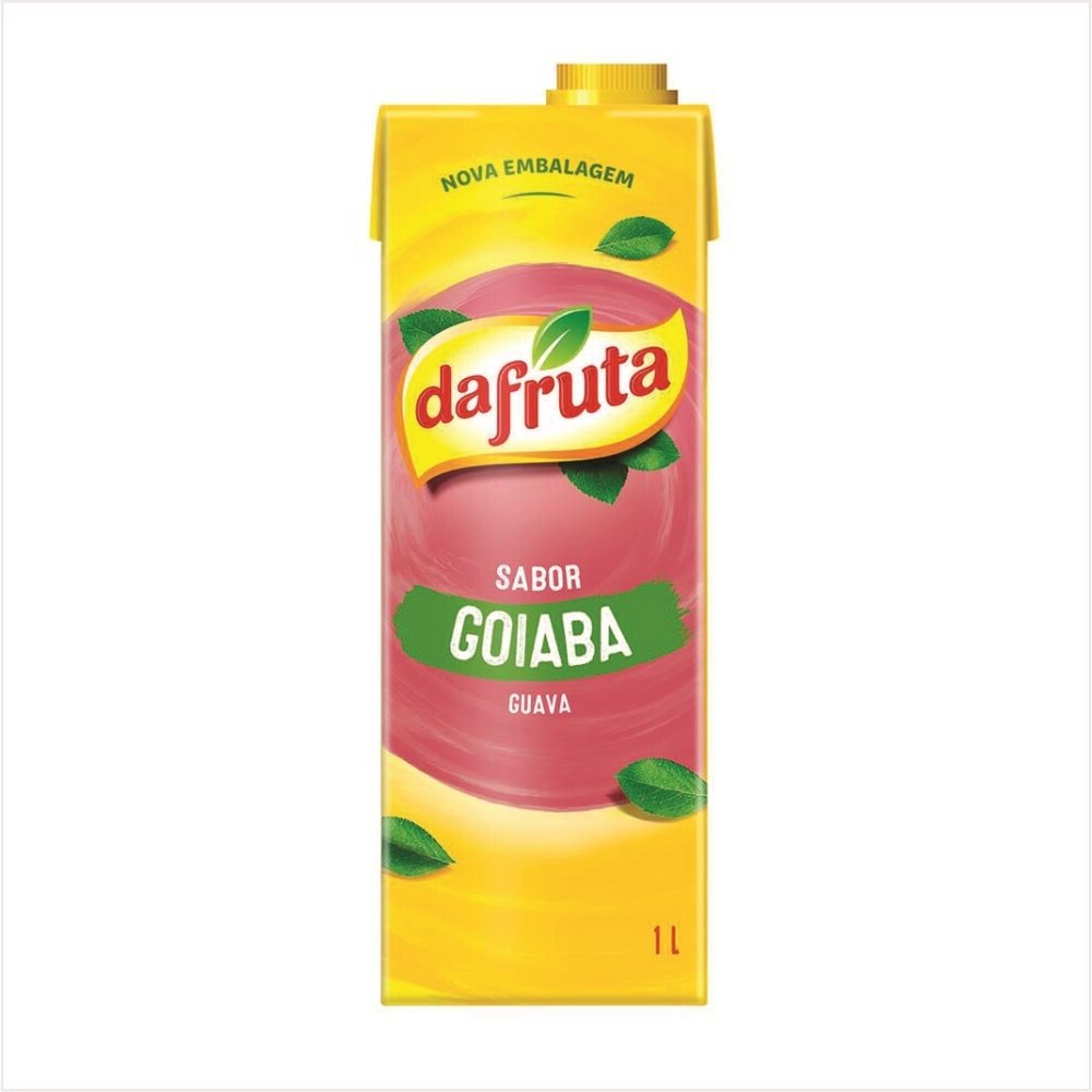 Suco Dafruta Néctar Goiaba 1 Litro - Embalagem 12 Unidades