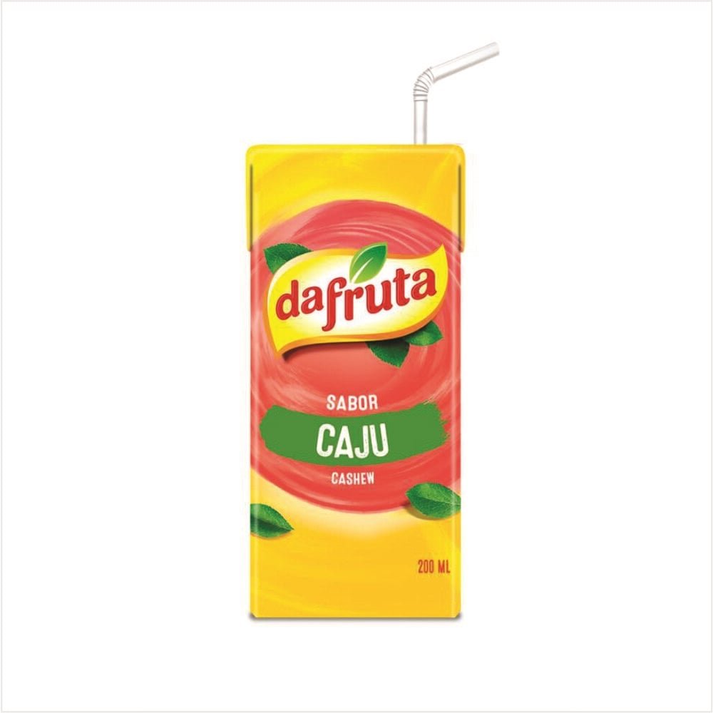 Suco Dafruta Nectar Caju 200ml - Embalagem 27 Unidade