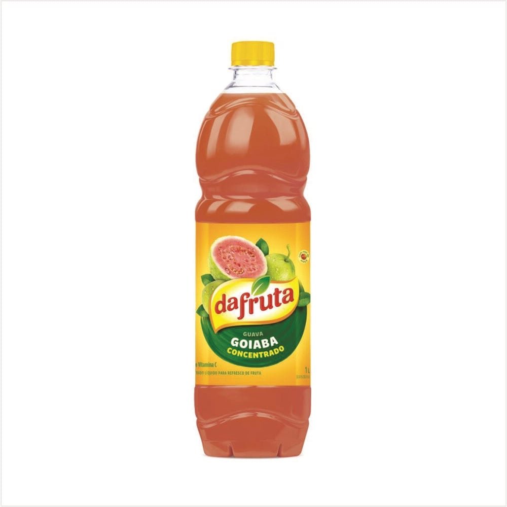 Suco Dafruta Concentrado Goiaba Pet 1 Litro - Embalagem 6 Unidades