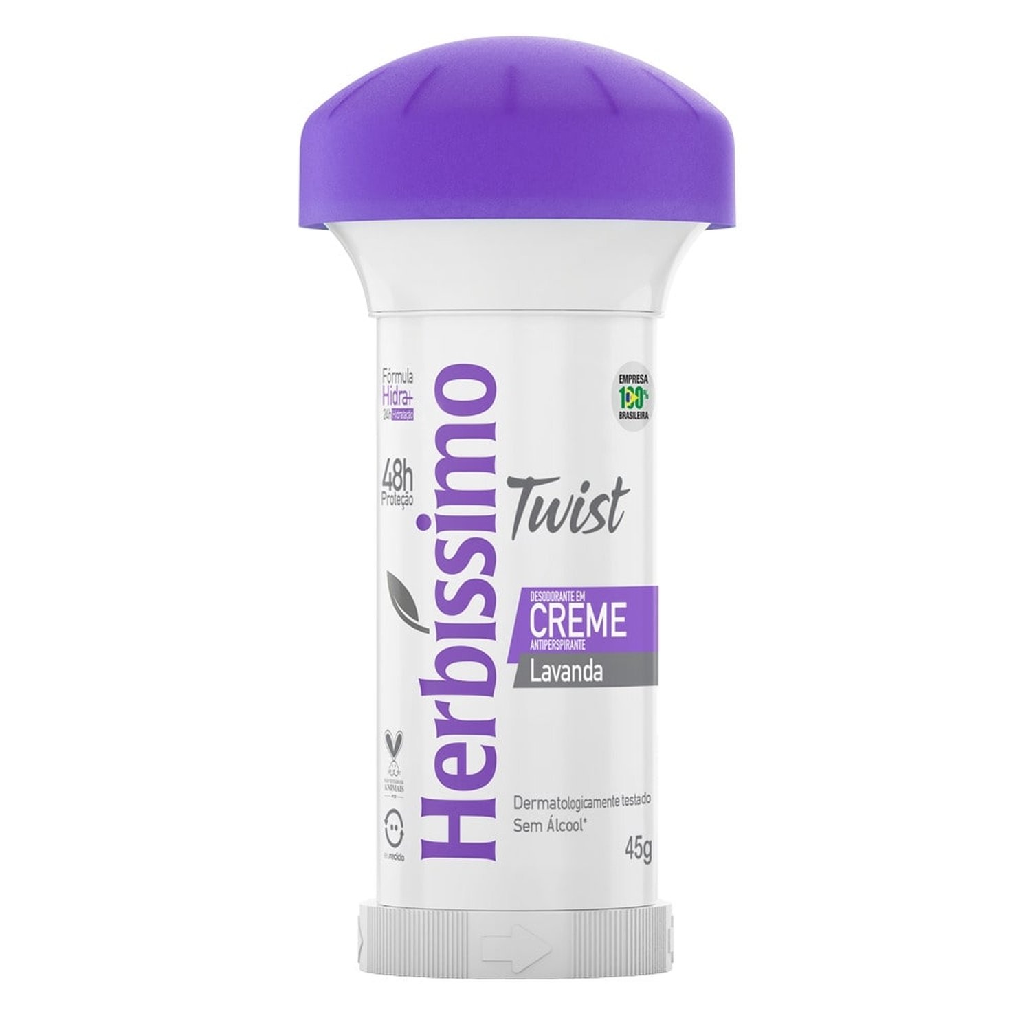 Desodorante Herbissimo Creme Twist Lavanda 45g