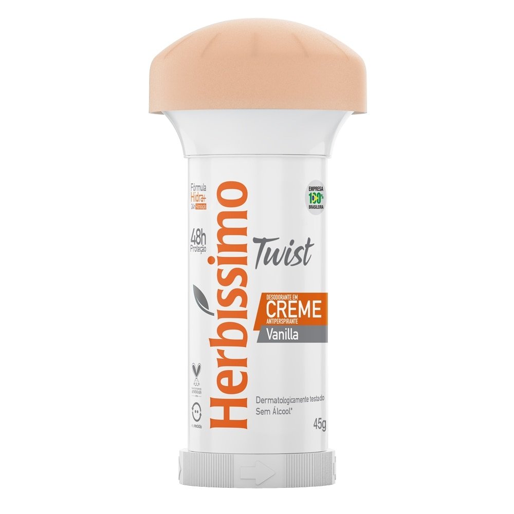 Desodorante Herbissimo Creme Twist Vanilla 45g