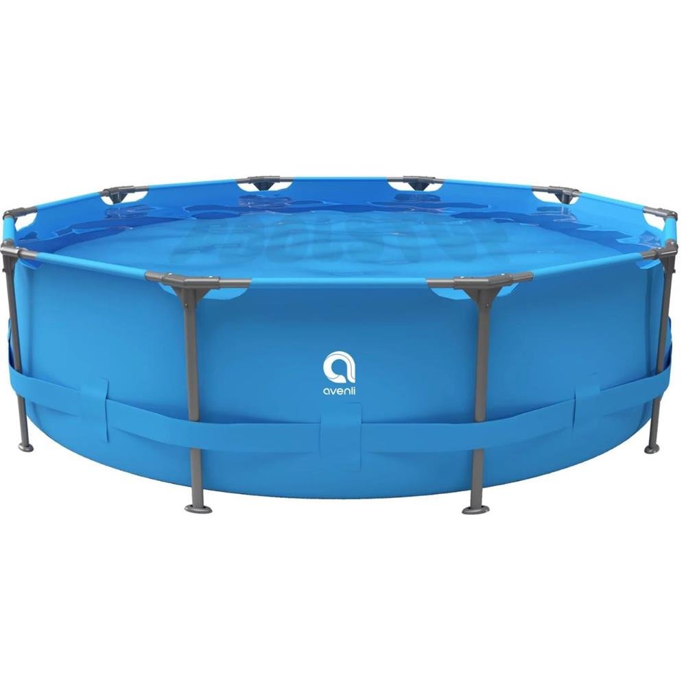 Piscina Estrutural Redonda 4672 Litros Frame Plus Round 3,05m x 76cm - Avenli 12015