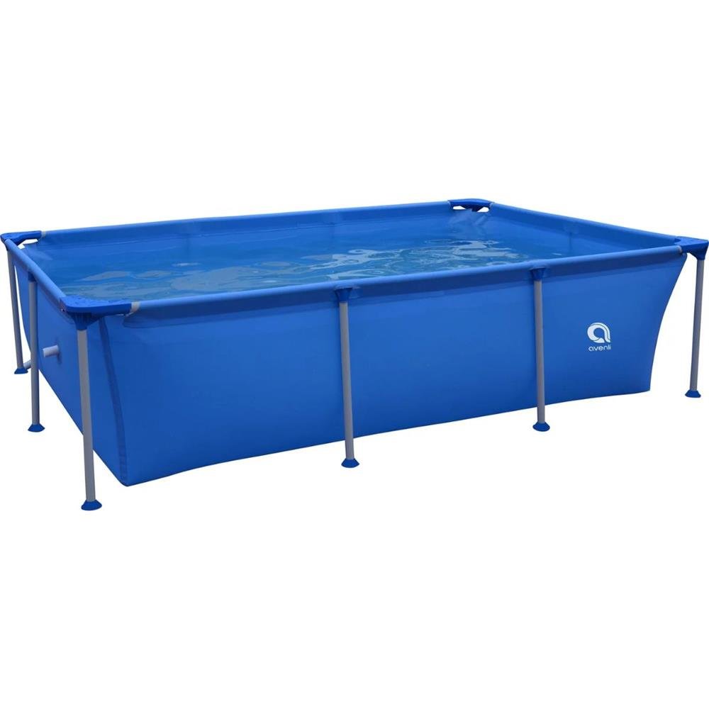 Piscina Estrutural Retangular 2612 Litros Frame 2,58m x 1,79m x 66cm Avenli 17805