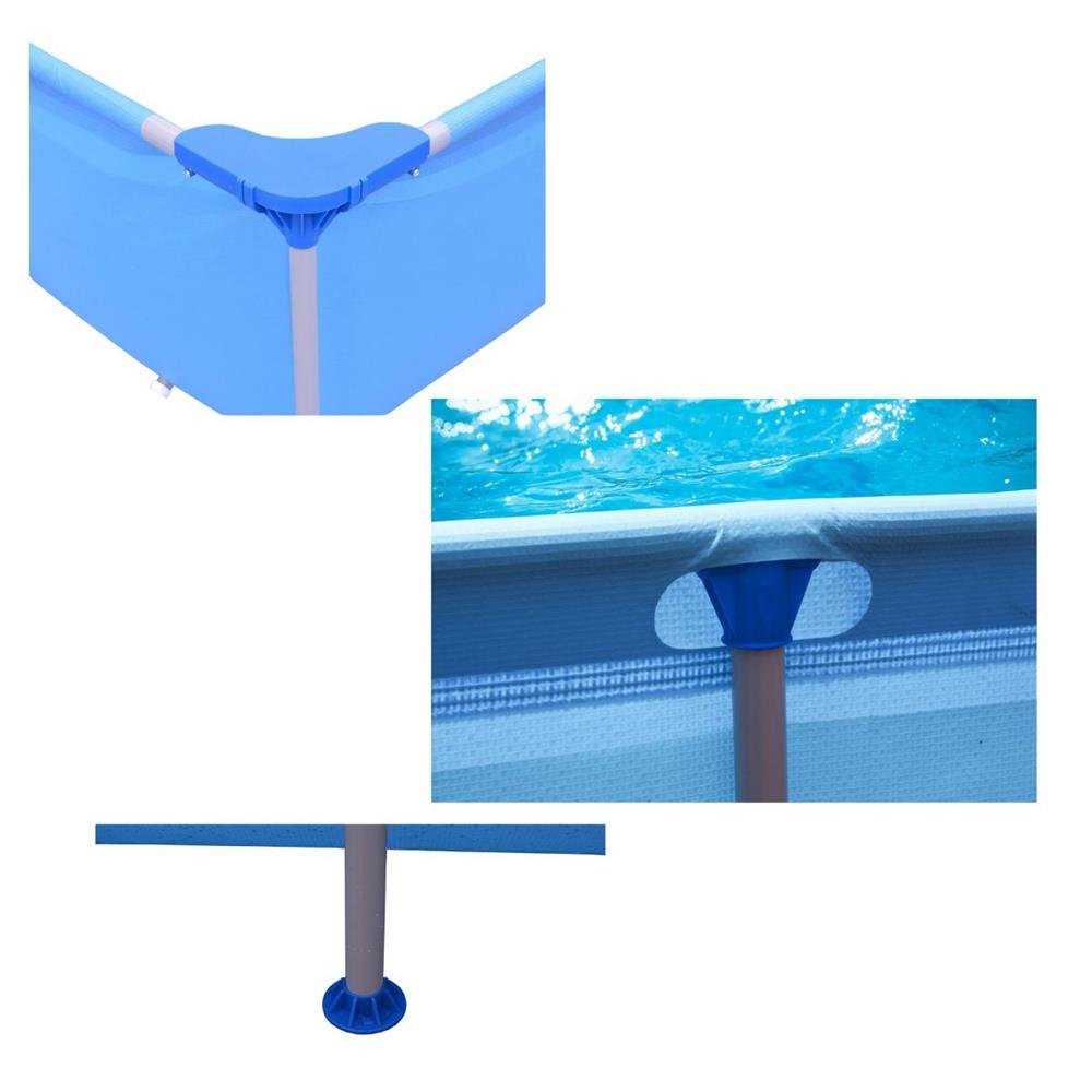 Piscina Estrutural Retangular 2612 Litros Frame 2,58m x 1,79m x 66cm Avenli 17805