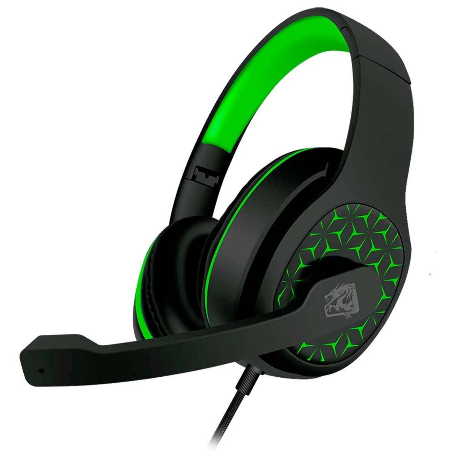 HGE02 - Headset Gamer Emperor P3 + P2 Arcos Dobraveis Verde - ELG