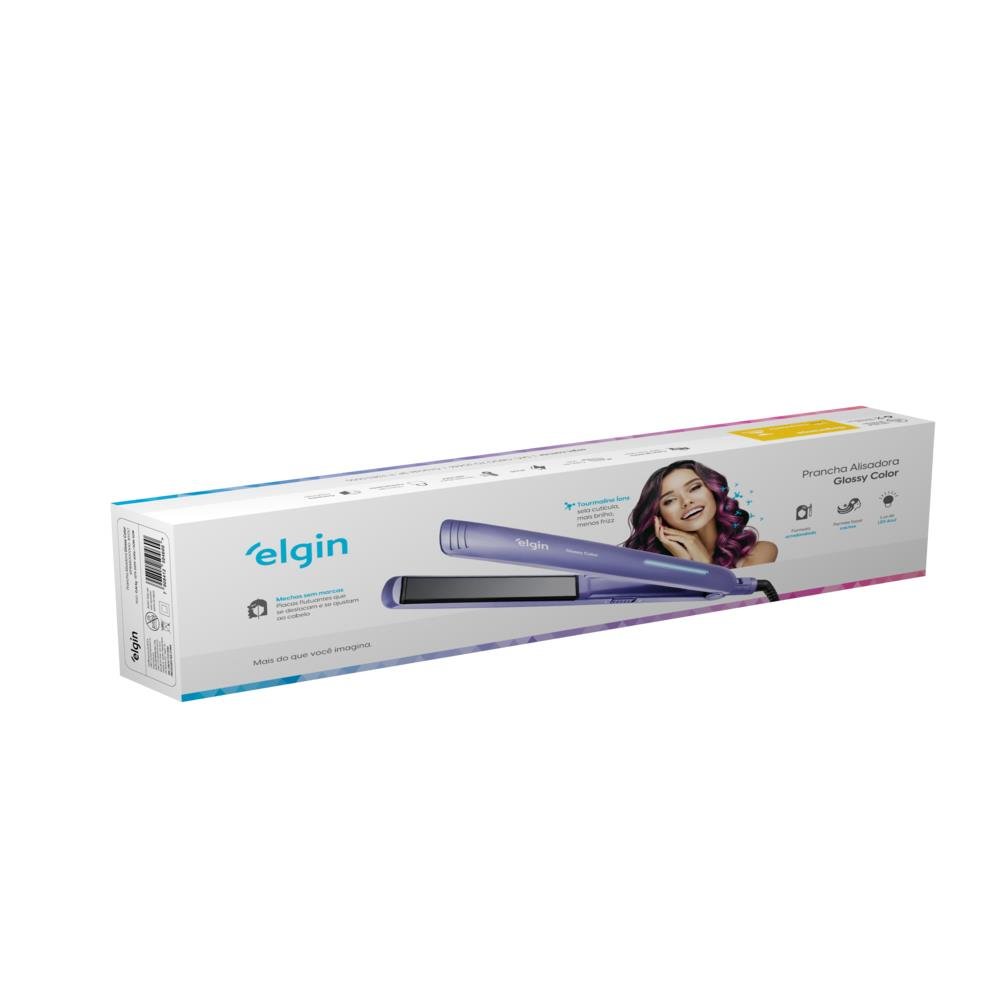 Prancha Alisadora Elgin Glossy Color Bivolt