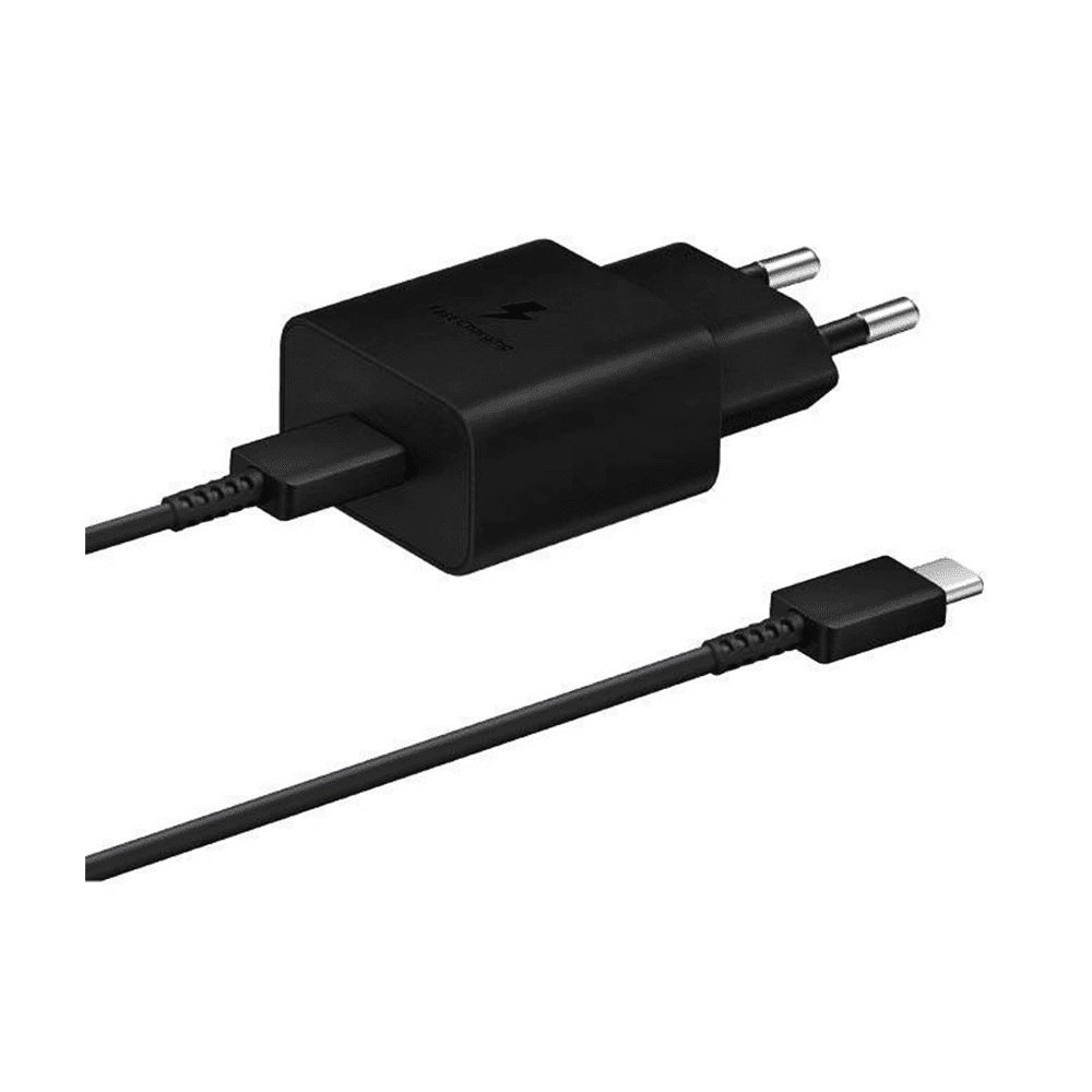 Carregador Usb Tomada Usb-C 15w Com Cabo Ep-T1510xbpgbr Preto, Samsung