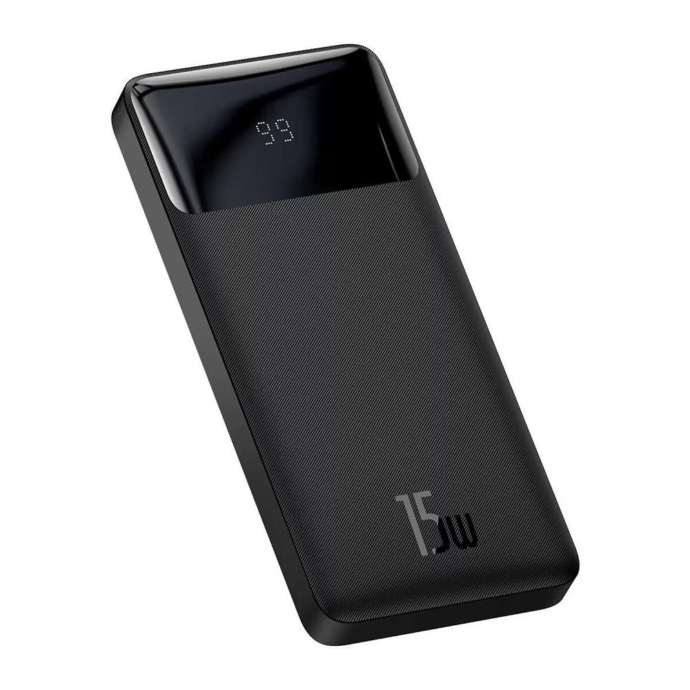 Carregador Usb Portatil 10000mah, 15w, Ppbd10, Preto, Baseus