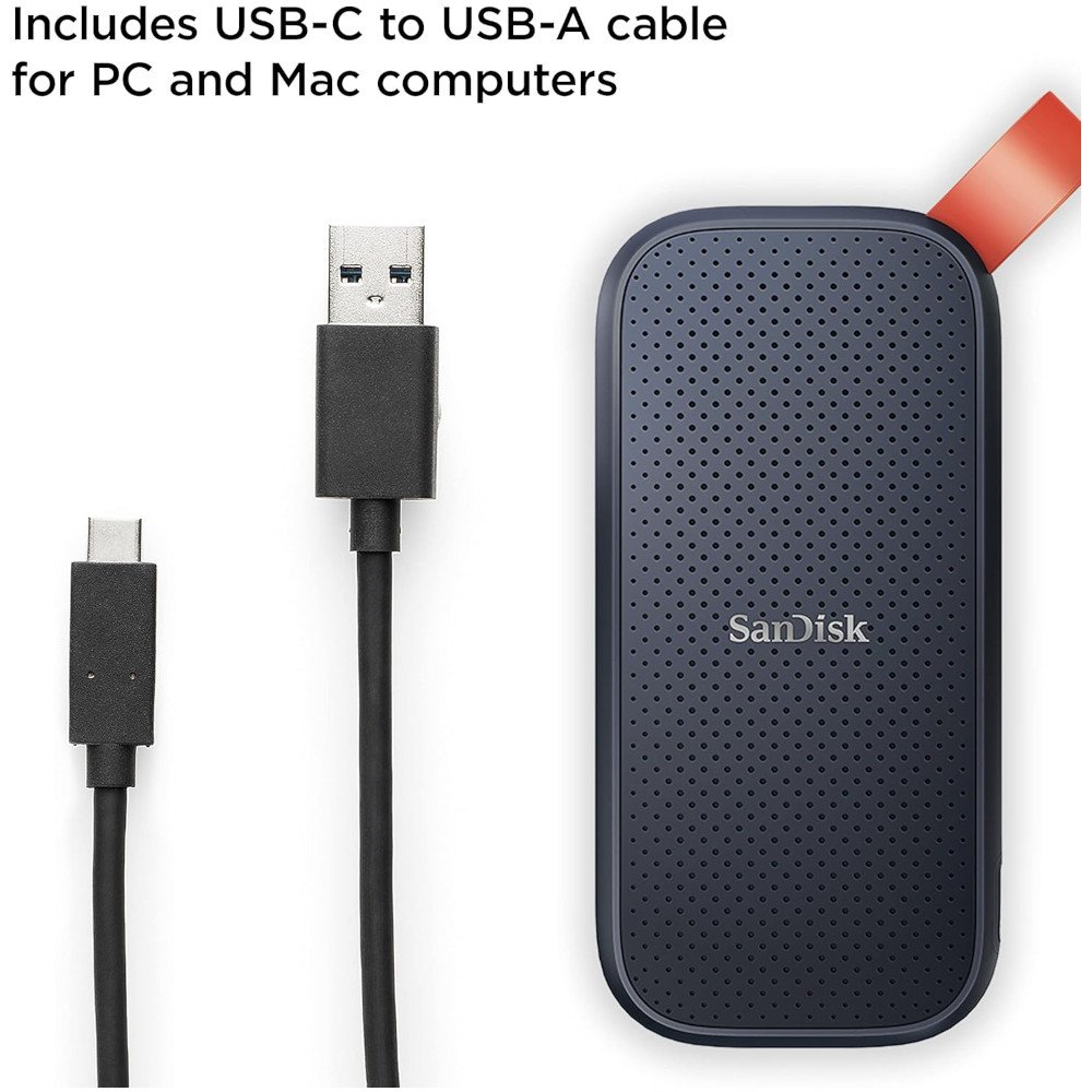 Ssd Externo Sandisk G26 1tb Usb 3.2, Leitura: 800mb/S, Sdssde30-1t00-G26